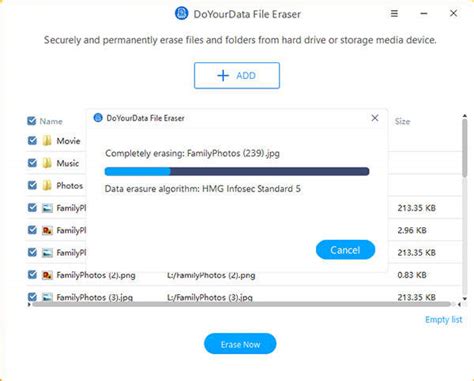 DoYourData File Eraser 3.5